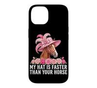Custodia per iPhone 14 Il mio cappello è più veloce del tuo cavallo Derby Day Horse Racing
