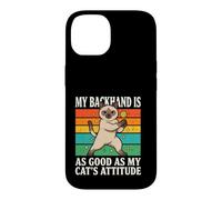 Custodia per iPhone 14 Il mio rovescio è buono come l'atteggiamento dei miei gatti