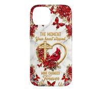 Custodia per iPhone 14 Il momento in cui il mio cuore è cambiato per sempre Memorial Cardinal