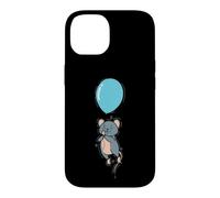Custodia per iPhone 14 Il topo si blocca sul palloncino