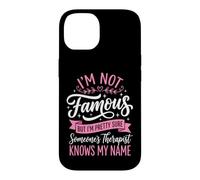 Custodia per iPhone 14 I'm Not Famous But I'm Pretty Sure Someone's Therapist