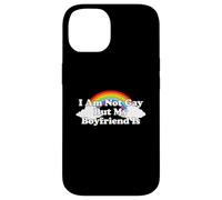 Custodia per iPhone 14 I'm Not Gay But My Boyfriend Is