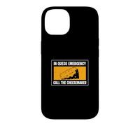 Custodia per iPhone 14 In Queso Emergency Call The Cheesemaker Caseificazione divertente