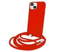 Custodia per iPhone 14 in TPU Premium Color Lace con cordino da collo - Nouvo