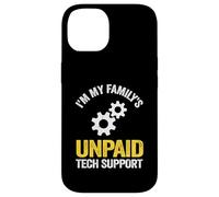 Custodia per iPhone 14 Ingegnere del software IT Guy Sono il supporto tecnico non pagato della mia famiglia
