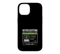 Custodia per iPhone 14 Introverting in Progress Design Retrò Computer