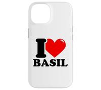 Custodia per iPhone 14 Io amo Basil