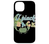 Custodia per iPhone 14 Irish Punch Back Shamrock Crab Lucky St Patricks Art