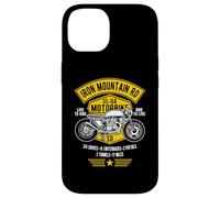 Custodia per iPhone 14 Iron Mountain Road US-16A Design motociclistico del South Dakota