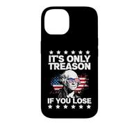 Custodia per iPhone 14 It's Only Treason If You Lose George Washington 4th of July
