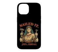 Custodia per iPhone 14 Jael Nailed It Funny Bible Story Vintage
