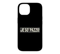 Custodia per iPhone 14 Je So’ Pazzo Scritta Napoletana Vintage