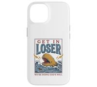 Custodia per iPhone 14 Jonah and the Whale Funny Christian Bible Story God