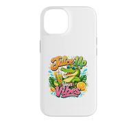 Custodia per iPhone 14 Juice Up Your Vibes Bevanda estiva alligatore