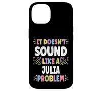 Custodia per iPhone 14 JULIA Personalized Women's Gift Custom JULIA