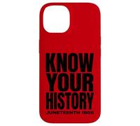 Custodia per iPhone 14 Juneteenth 1865 Know Your History Freedom Day