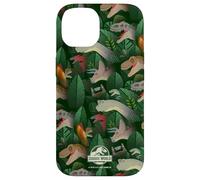 Custodia per iPhone 14 Jurassic World Dinosaurs in the Wild All-Over Print