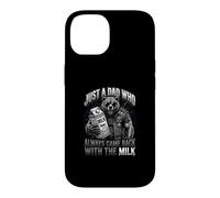 Custodia per iPhone 14 Just A Dad Who Always Came Back With The Milk