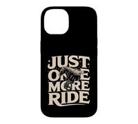 Custodia per iPhone 14 Just One More Ride Horse Amante Equitazione