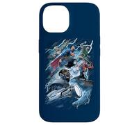 Custodia per iPhone 14 Justice League Ride the Lightening