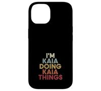 Custodia per iPhone 14 Kaia Name Kaia Personalized Name First Given