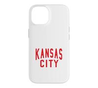 Custodia per iPhone 14 Kc Rosso e Nero Kansas City Old School Throwback