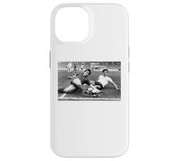 Custodia per iPhone 14 Kenny Dalglish Liverpool Man Utd 1982 Mondiali di calcio