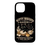 Custodia per iPhone 14 Kitty Biscuits Bakery Purrfectly Impastato Cat Genitore Umorismo
