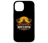 Custodia per iPhone 14 Koh Lanta Thailandia Sunset Island Travel Design