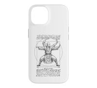 Custodia per iPhone 14 Kung Fu Vitruviano Monaco Shaolin Arti Marziali Da Vinci