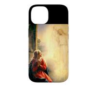 Custodia per iPhone 14 L Annunciazione di Maria e Angelo Dipinto Carl Bloch 1887