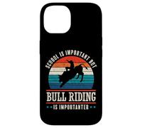 Custodia per iPhone 14 La divertente cavalcata del toro è più importante Bull Rider