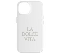 Custodia per iPhone 14 La Dolce Vita - Frase Italiana Minimalista per Dolce Vita
