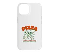 Custodia per iPhone 14 La pizza è il mio linguaggio d"amore (Dichiarazione di cibo divertent