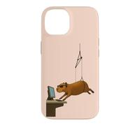 Custodia per iPhone 14 LA SPIA CAPYBARA PIÙ FREDDA IN RAGGIA