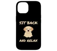 Custodia per iPhone 14 Labrador Carino Sit Back And Relax