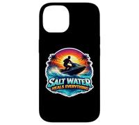 Custodia per iPhone 14 L'acqua salata guarisce tutto Jetski Jet Ski Scooter PWC Quote