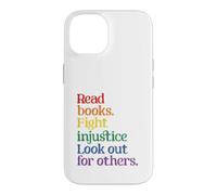 Custodia per iPhone 14 Leggi Libri Combatti l'ingiustizia Cerca gli altri