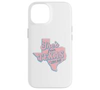 Custodia per iPhone 14 Lei è del Texas, posso dirlo a Cowgirl