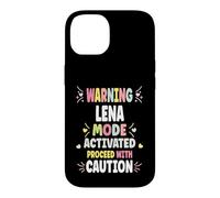 Custodia per iPhone 14 LENA Personalized Women's Gift Custom LENA