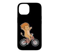 Custodia per iPhone 14 Leone con Bicicletta
