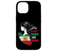 Custodia per iPhone 14 Leone iraniano libero e bandiera solare - Donne persiane, Vita, Libertà