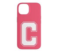 Custodia per iPhone 14 Lettera C Big Bold Capital Varsity Alphabet Monogram