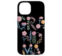Custodia per iPhone 14 Lettere Floreali Pastello GRANDMA Tipografia Botanica Nonna