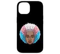 Custodia per iPhone 14 Lgbtq Afroamericano Transgender Afro Rainbow Power