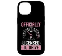 Custodia per iPhone 14 Licenza ufficiale per Drive Girls New Drivers License Girl