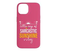 Custodia per iPhone 14 Little Ray of Sarcastic Sunshine Hello Summer Vibes Beach