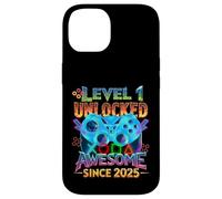 Custodia per iPhone 14 Livello 1 sbloccato fantastico dal 2025 1 ° compleanno Gaming Boys
