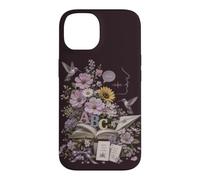 Custodia per iPhone 14 Logopedia Floreale Insegnante Colibrì