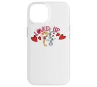 Custodia per iPhone 14 Looney Tunes Bugs and Lola Loved Up Valentine's Day